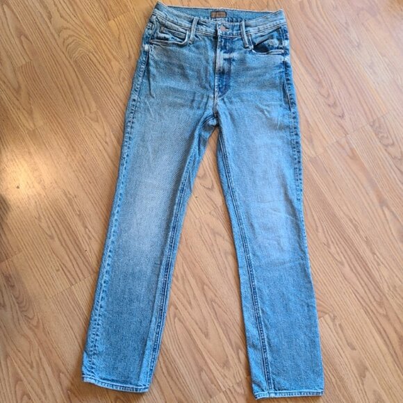 MOTHER DENIM MID RISE DAZZLER ANKLE JEANS TROPIC LIKE IT'S HOT STRETCH sz 26 - Picture 2 of 8